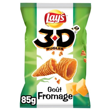 BENENUTS 3D's Soufflés goût fromage - 85g BENENUTS 3D's Soufflés goût fromage - 85g