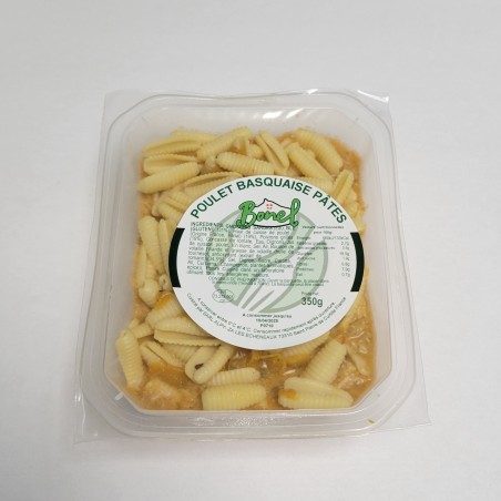 BONEL Poulet basquaise et pâtes HALAL 350g BONEL Poulet basquaise et pâtes HALAL 350g