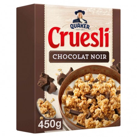 QUAKER Céréales Cruesli Chocolat 450g QUAKER Céréales Cruesli Chocolat 450g