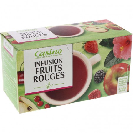 CASINO Infusion Fruits Rouges 37.5g CASINO Infusion Fruits Rouges 37.5g