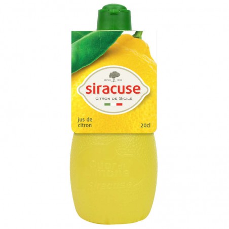 SIRACUSE Jus de citron 20cl SIRACUSE Jus de citron 20cl