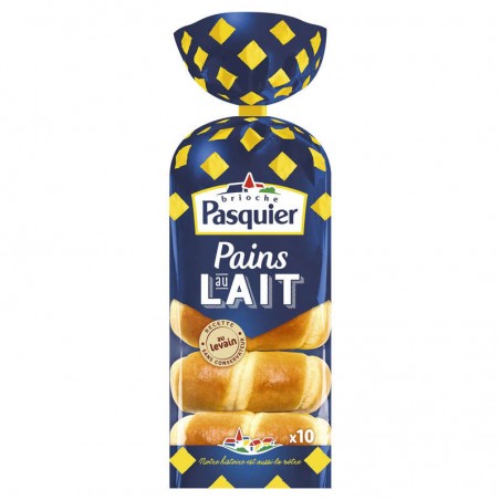 PASQUIER Pain au lait - 10 pains au lait 350g PASQUIER Pain au lait - 10 pains au lait 350g