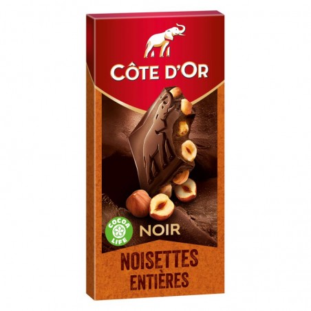 COTE D'OR Chocolat noir noisette 180g COTE D'OR Chocolat noir noisette 180g